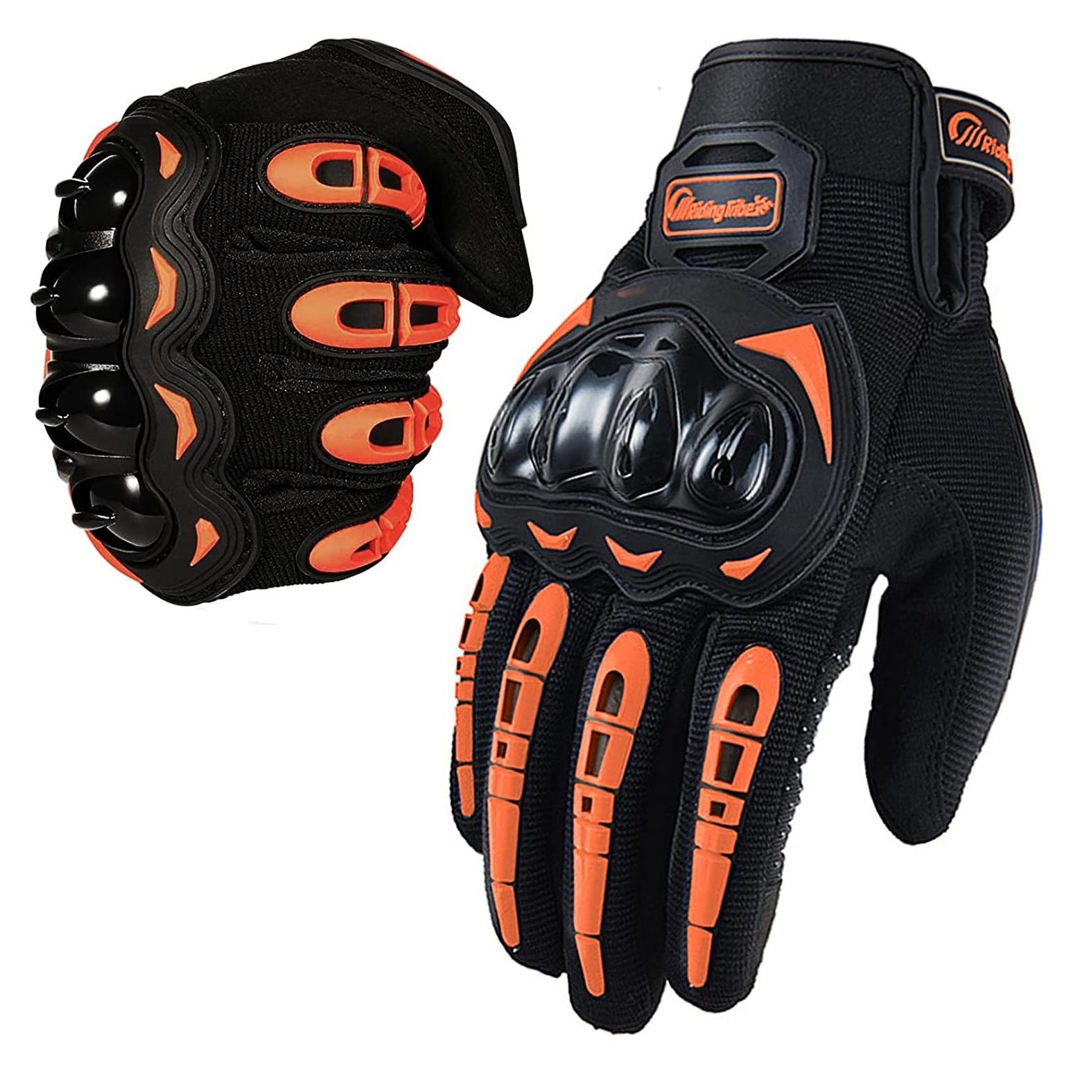 Guantes de Motocicleta BIHAIZG Naranja Talla X-Large