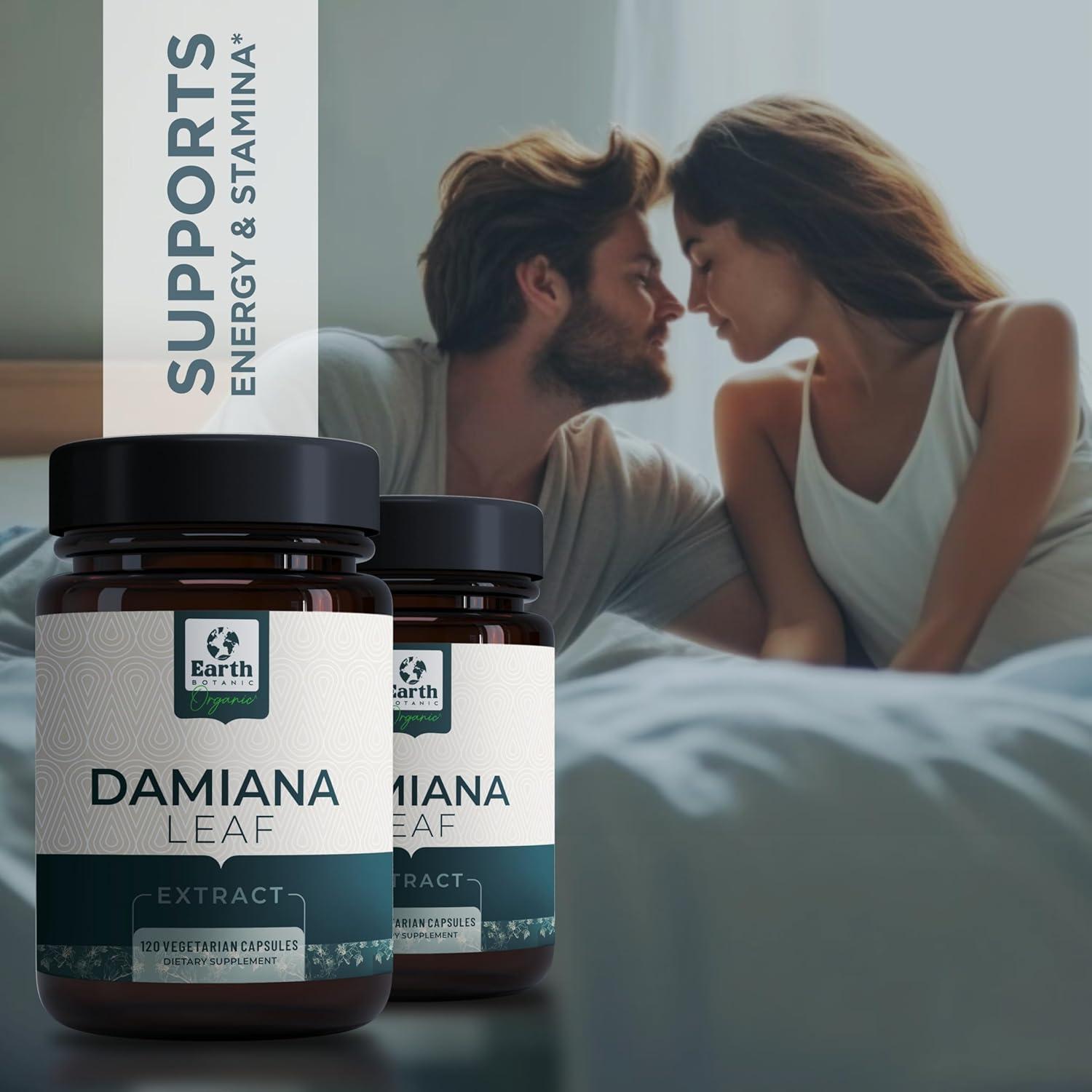 Extracto de Hoja de Damiana 1000mg - 120 Cápsulas EBO