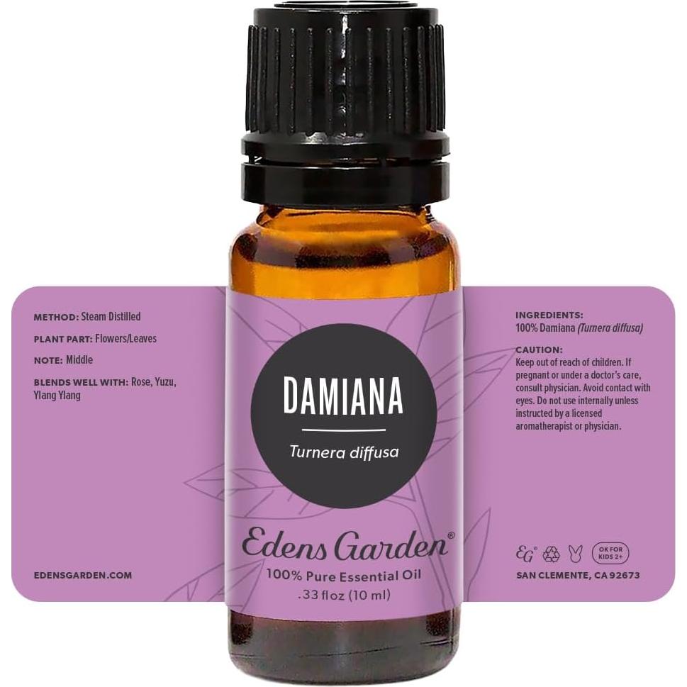 Aceite Esencial de Damiana Edens Garden 10 ml 100% Puro