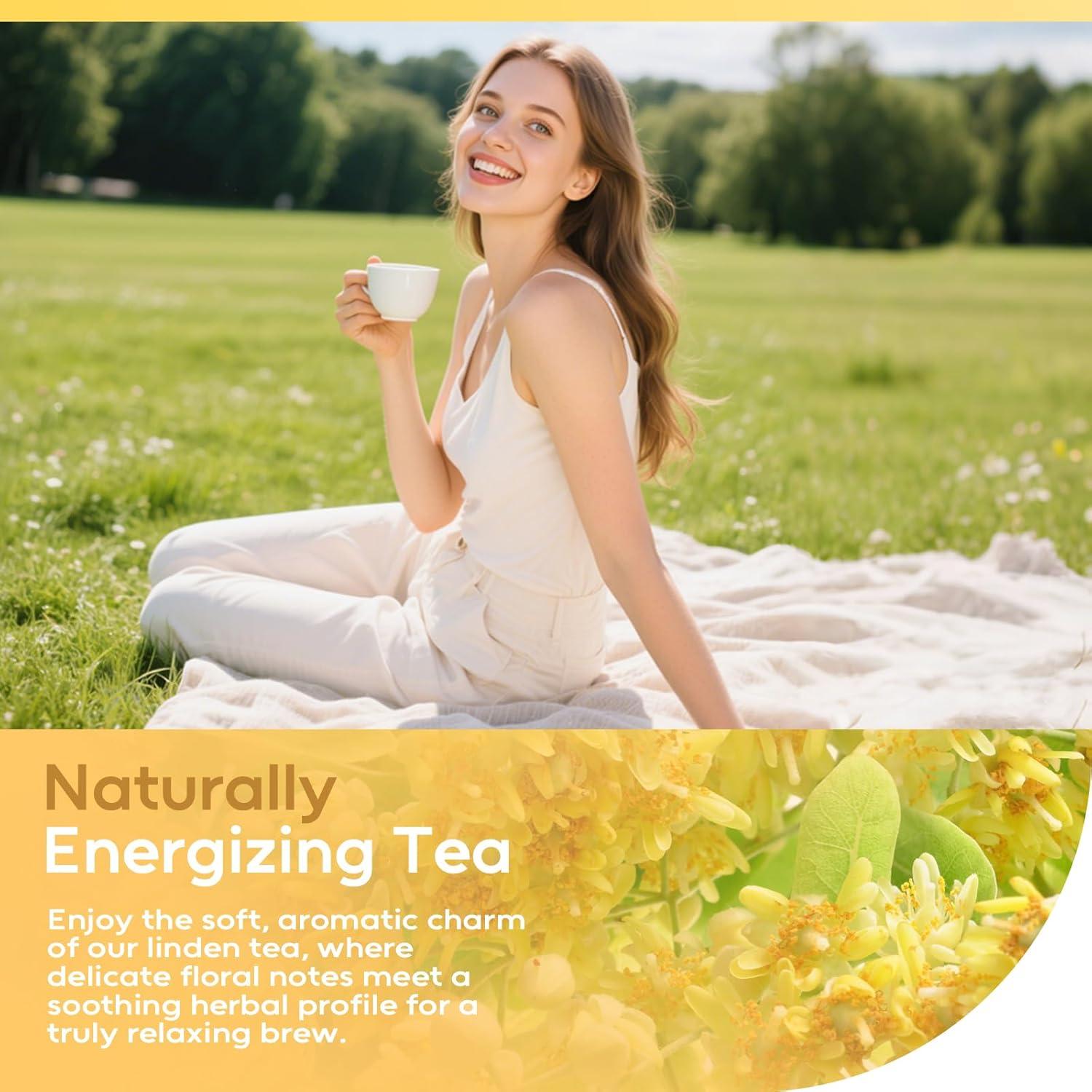 Té de Tilo FullChea - 36 Bolsitas - Sin Cafeína y OGM