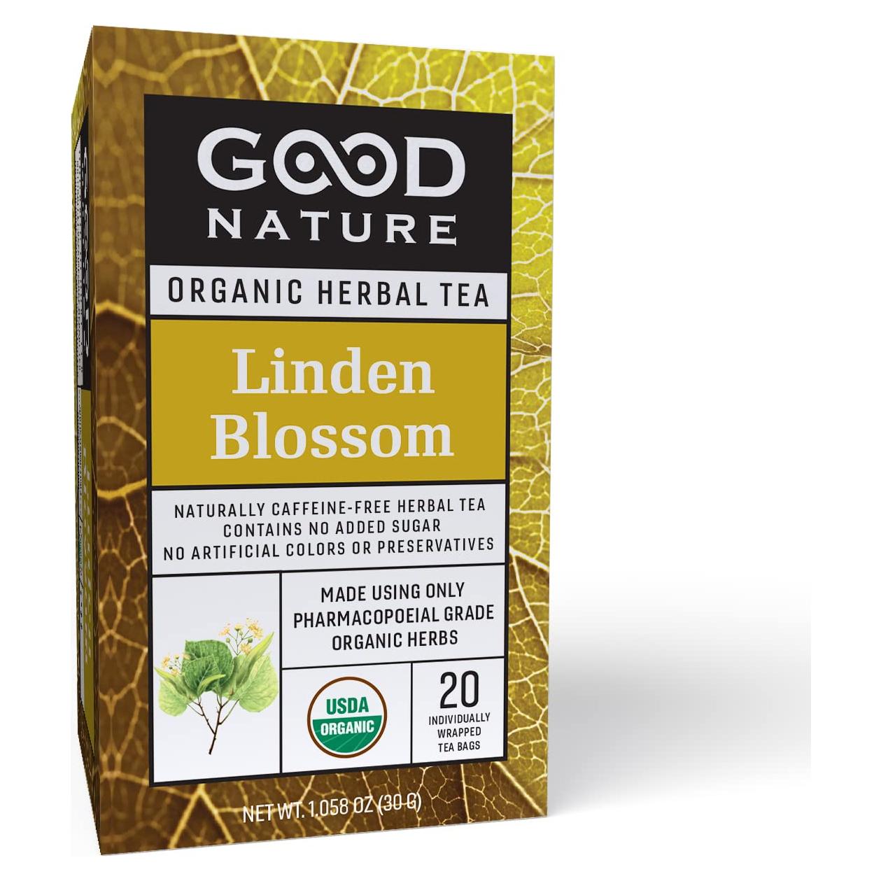 Té de Flor de Tilo Orgánico Good Nature 30g - 20 Bolsas