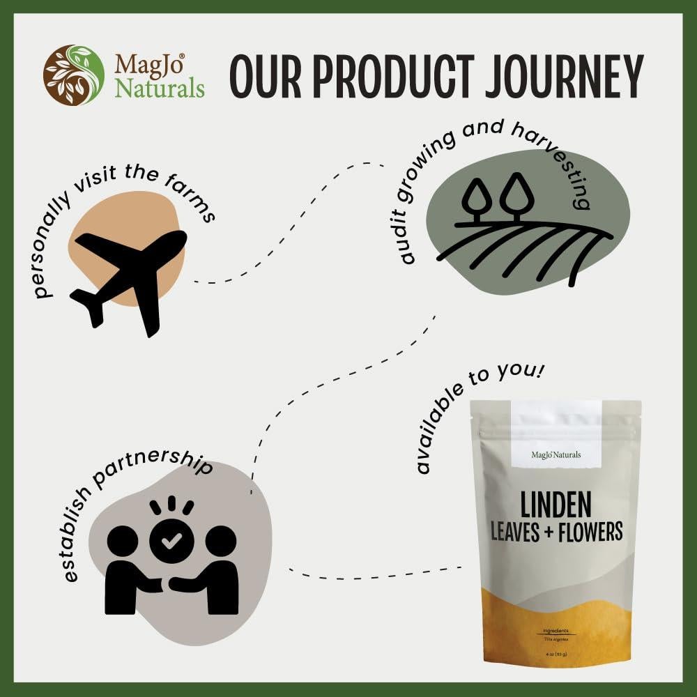 Té de Hoja Suelta de Tilo MagJo Naturals 113.4g