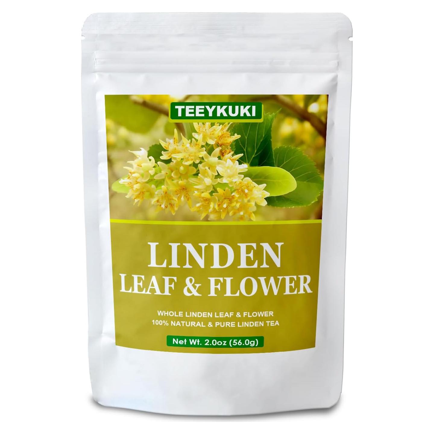 Té de Tilo Seco Premium TEEYKUKI 56g - 100% Natural Sin Aditivos