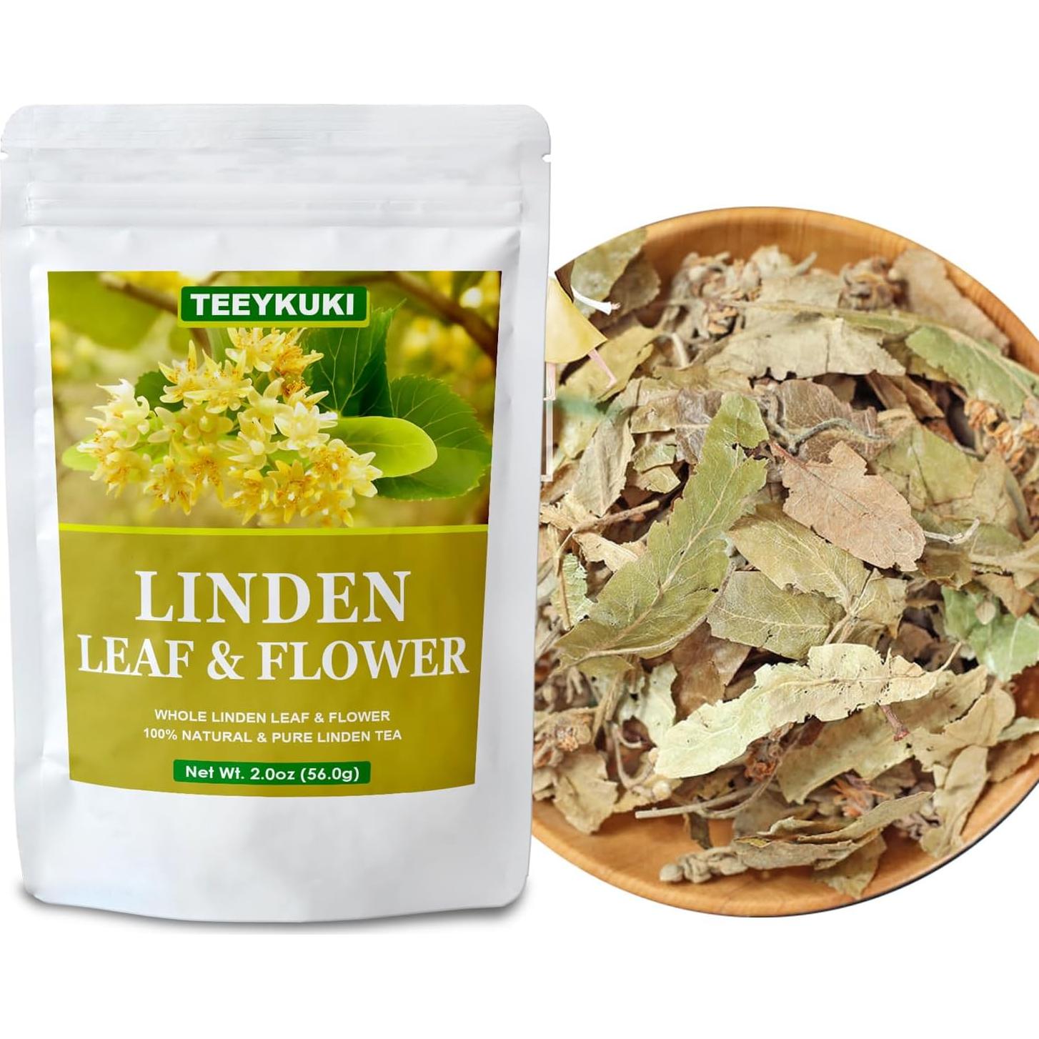 Té de Tilo Seco Premium TEEYKUKI 56g - 100% Natural Sin Aditivos