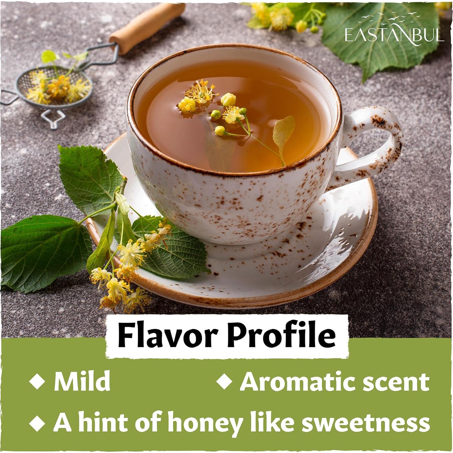 Té de Tilo Eastanbul 34.84g 100% Natural Sin Cafeína