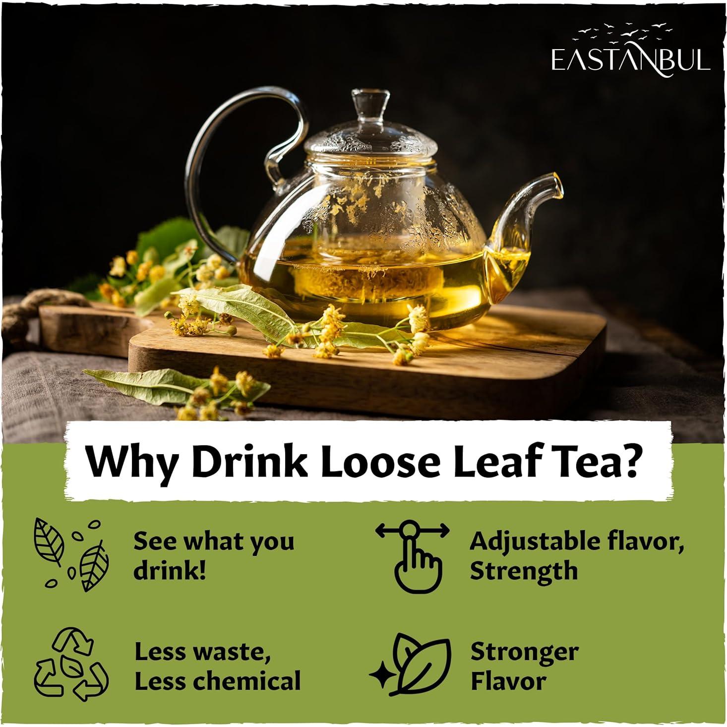 Té de Tilo Eastanbul 34.84g 100% Natural Sin Cafeína