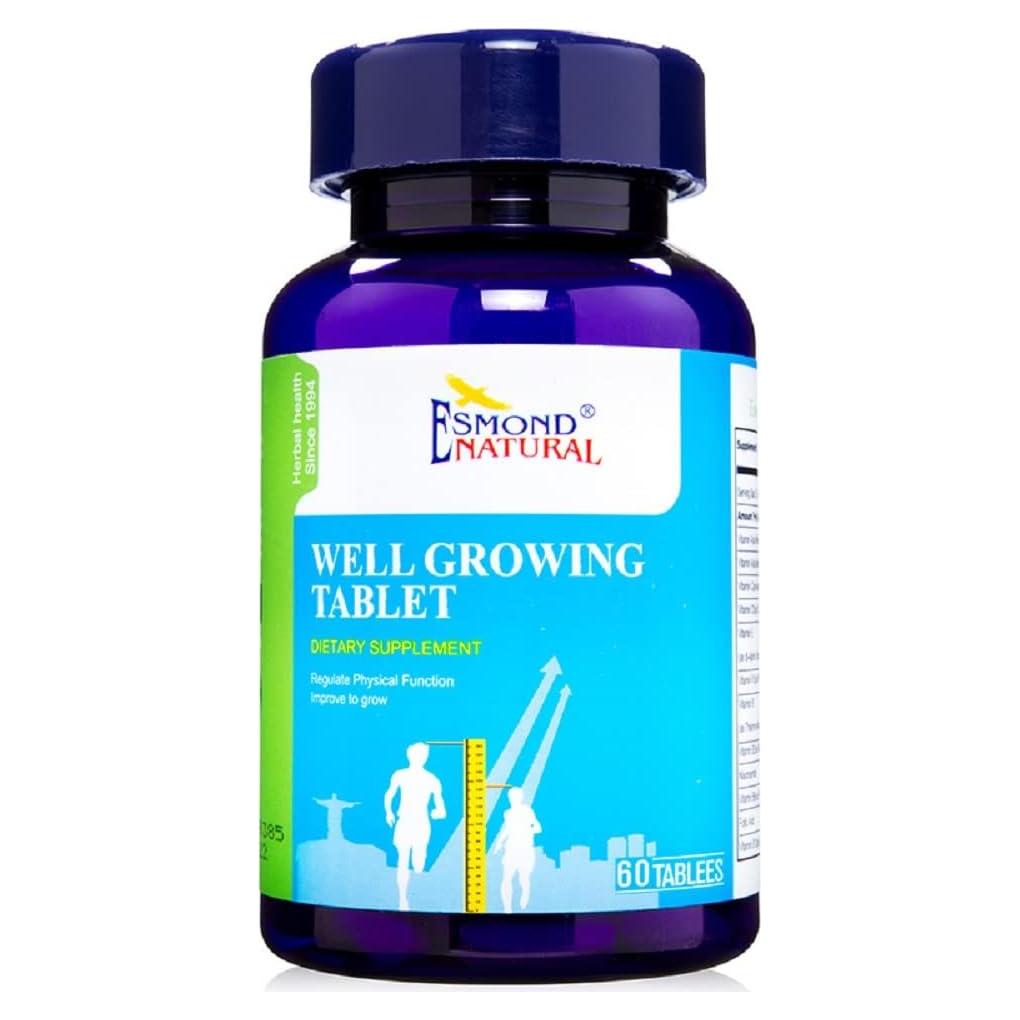 Tabletas de Crecimiento Saludable Esmond Natural 60 Unidades