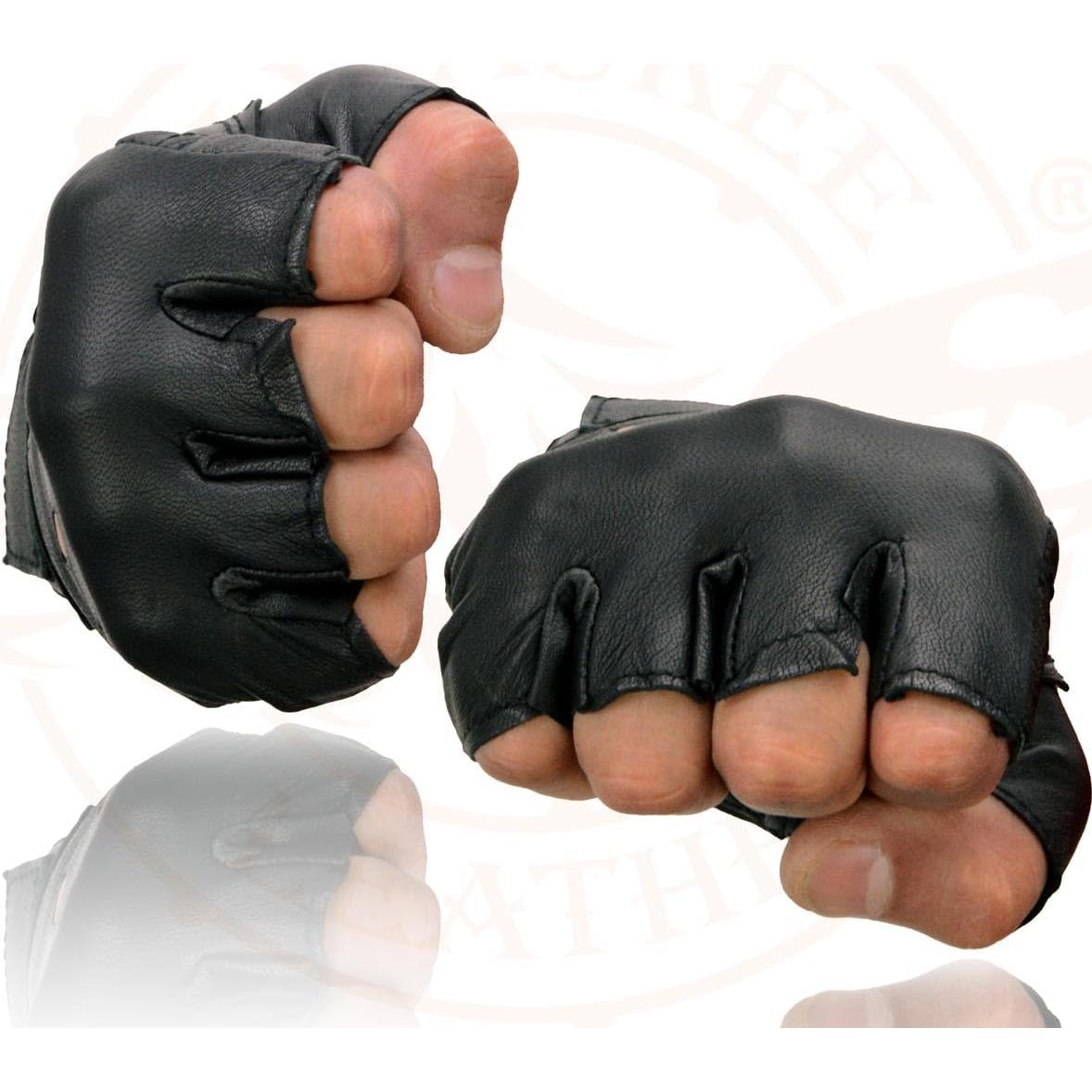 Guantes de Motocicleta Milwaukee Leather SH216 Cuero Negro 3X