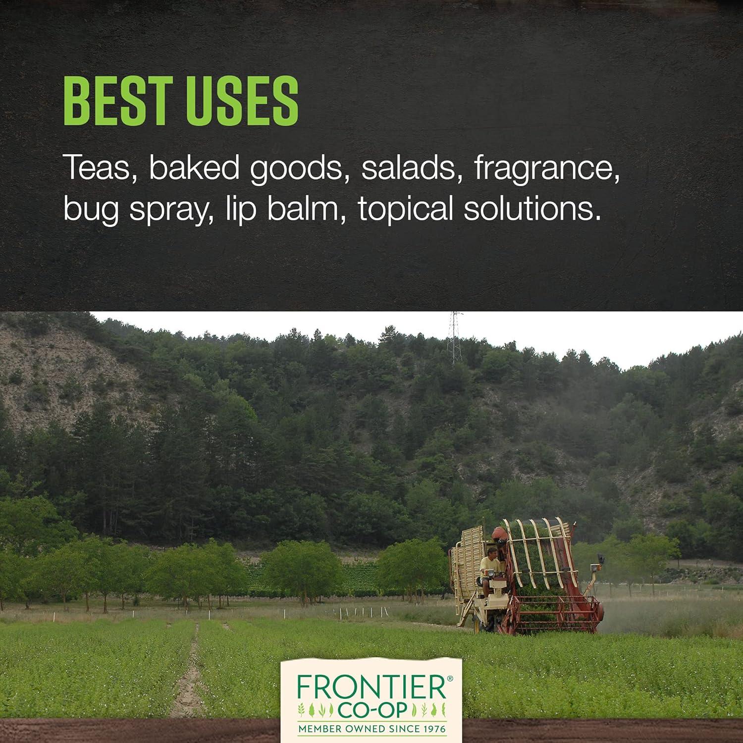 Hoja de Toronjil Orgánica Frontier Co-op 0.48kg - Té Seco