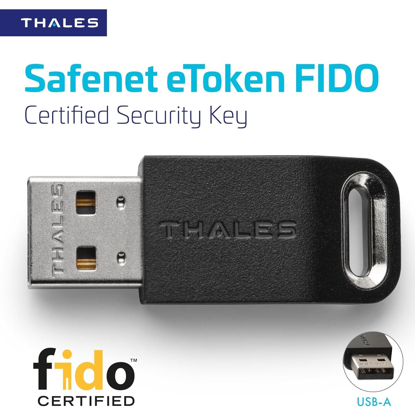 Llave de Seguridad Thales SafeNet eToken FIDO2 USB-A