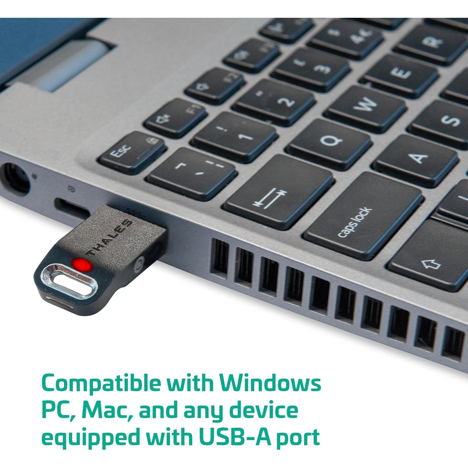 Llave de Seguridad Thales SafeNet eToken FIDO2 USB-A