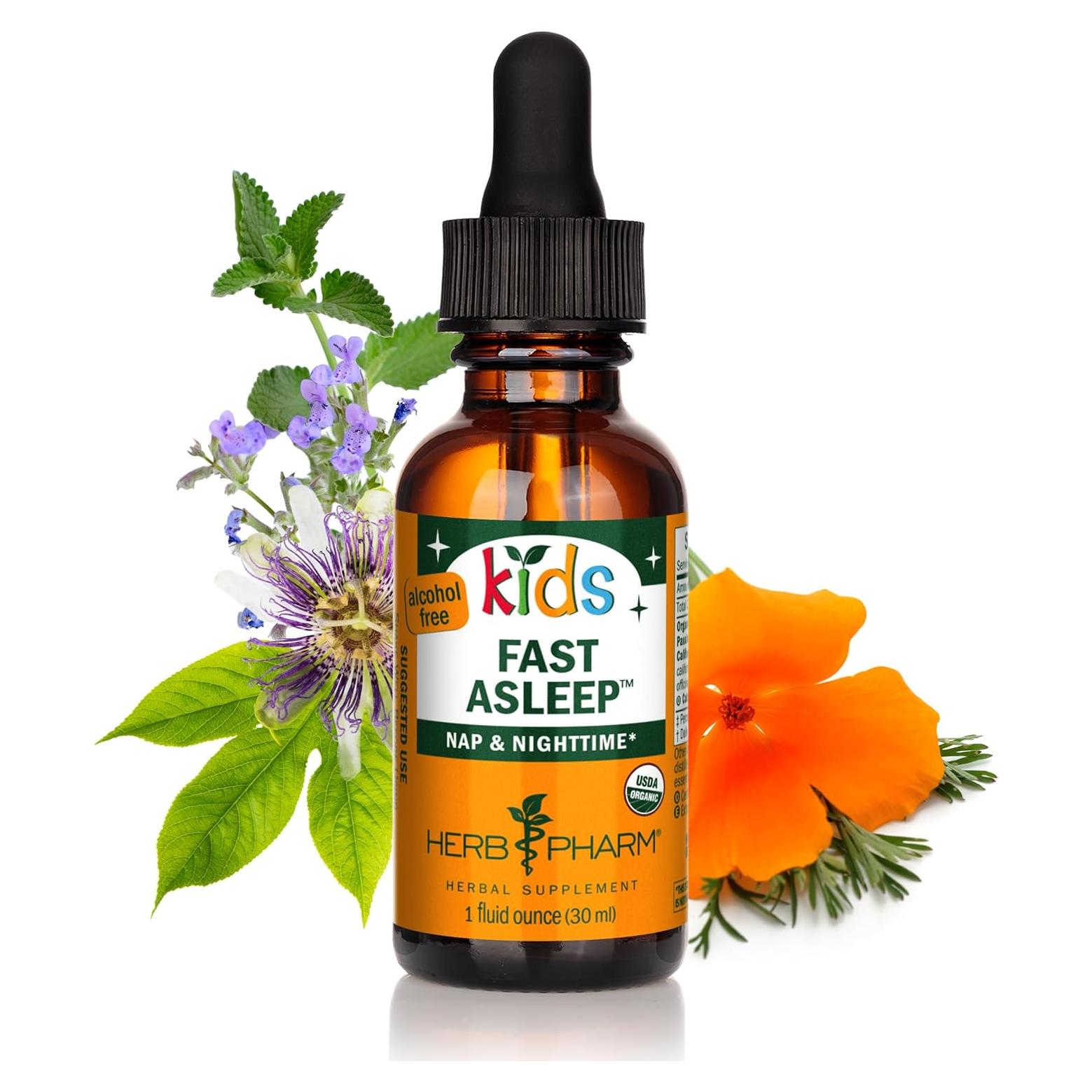 Apoyo Herbal para Dormir Niños Herb Pharm 30 ml Vegano