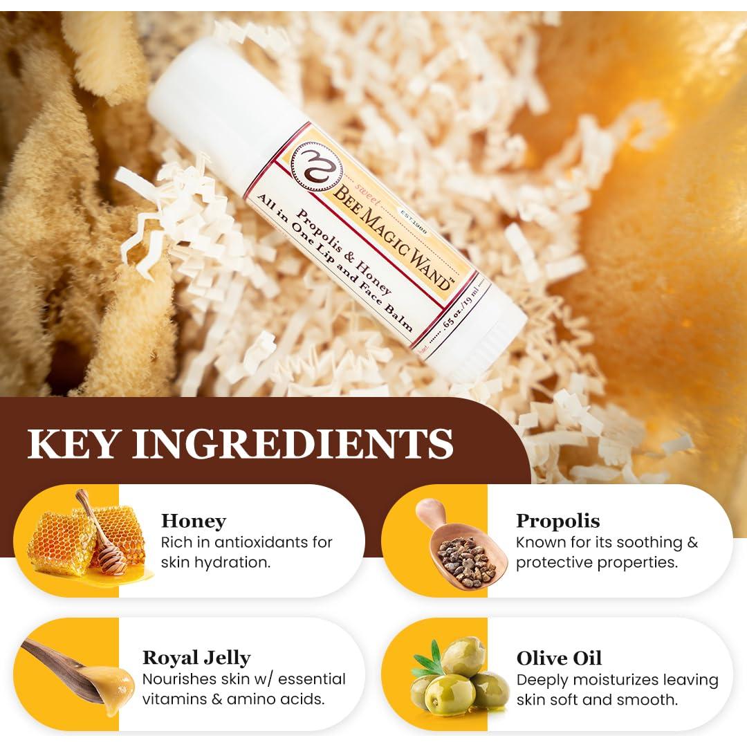 Bálsamo Labial Natural Sweet Bee - Hidratante Orgánico 2 Unidades