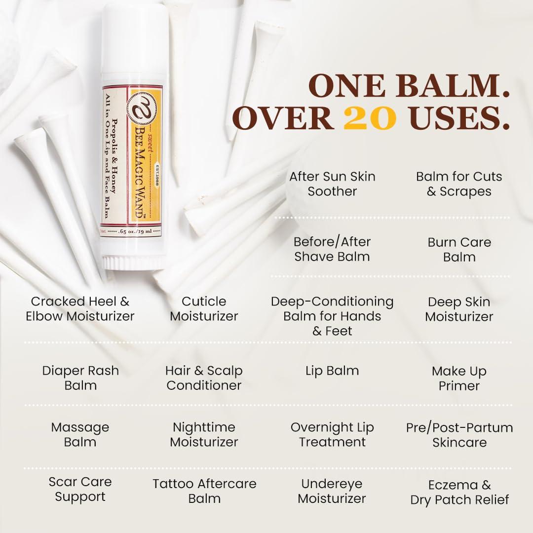 Bálsamo Labial Natural Sweet Bee - Hidratante Orgánico 2 Unidades