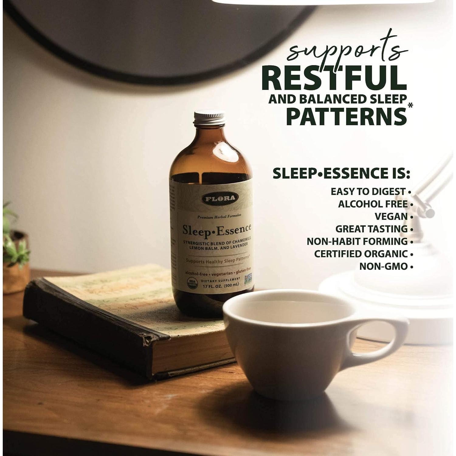 Flora Esencia para Dormir 500 mL - Suplemento Orgánico Vegano