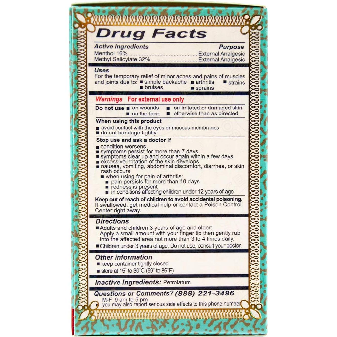 Bálsamo Medicado Tópico Fei Fah 221g Alivio Dolor Muscular