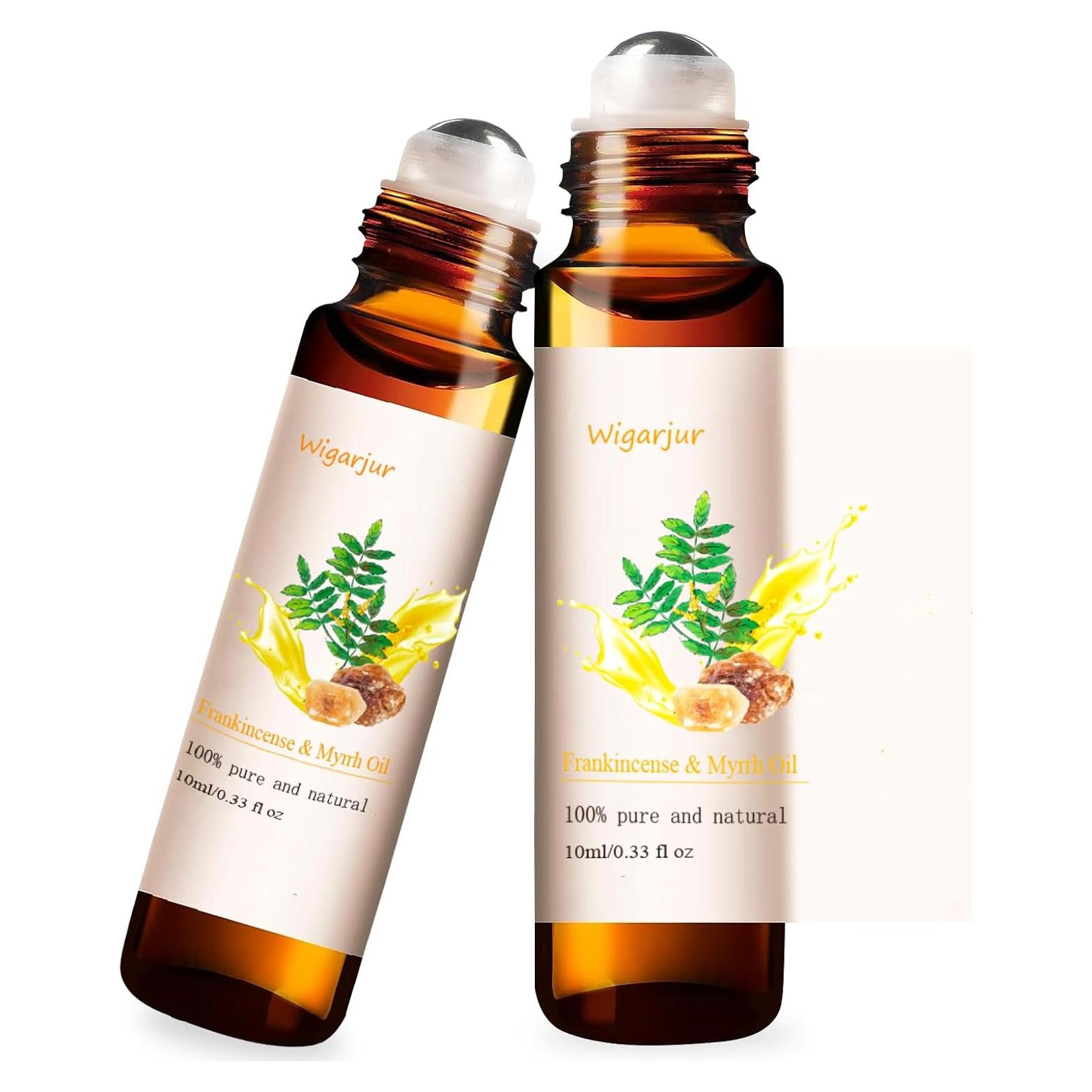 Paquete de 2 Aceites Esenciales Naturales 10ml - Incienso y Mirra