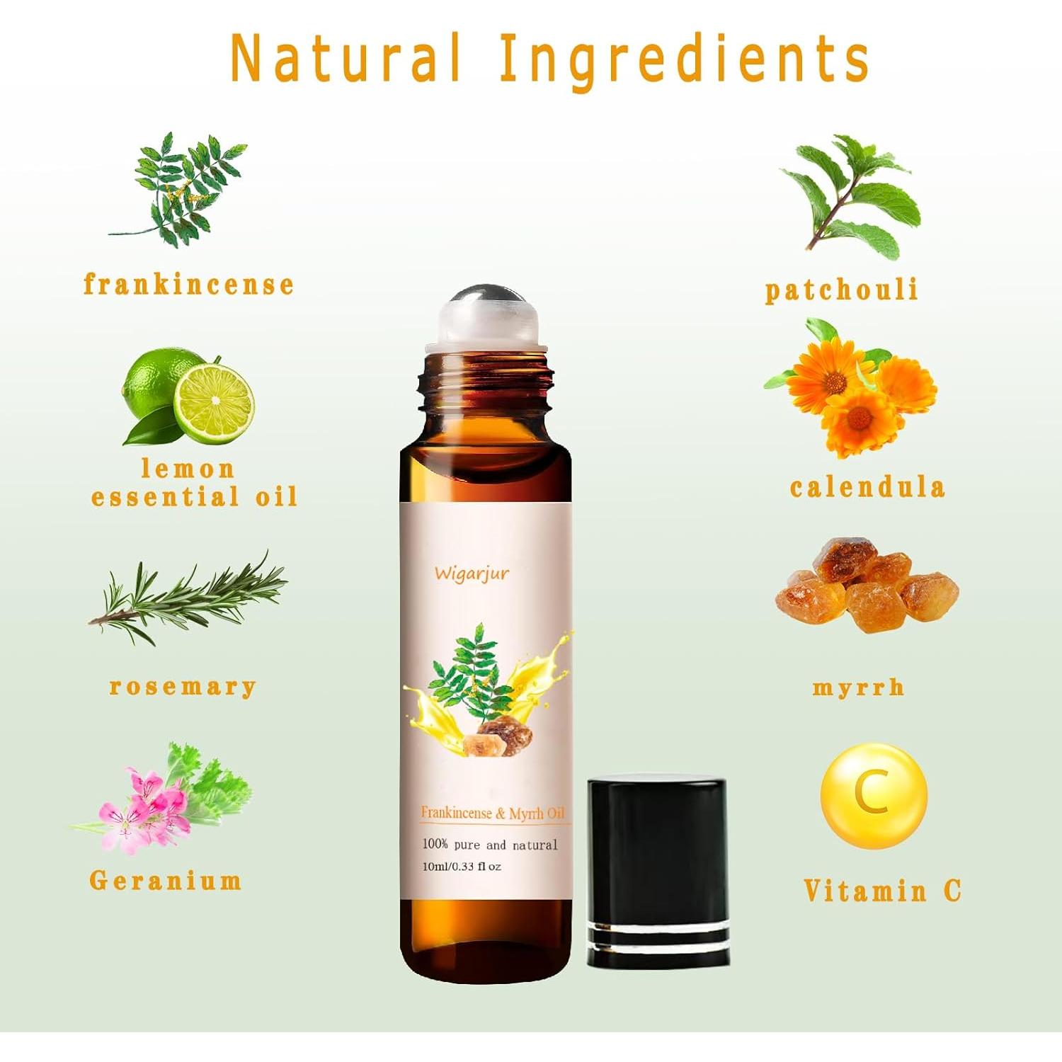 Paquete de 2 Aceites Esenciales Naturales 10ml - Incienso y Mirra