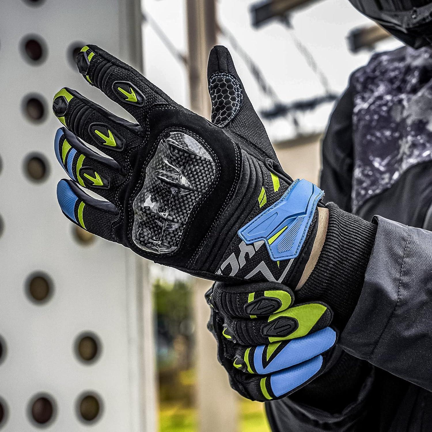 Guantes de Motocicleta Scoyco MC137 con Protección y Táctil