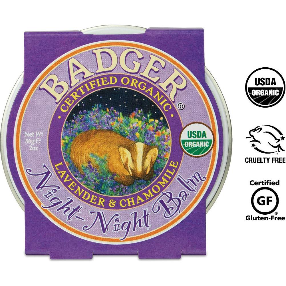 Bálsamo Nocturno Badger 100% Orgánico 56.7g Sueño Infantil