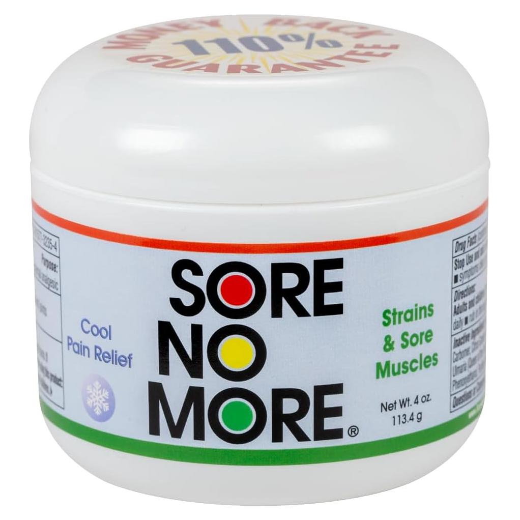 Gel Refrescante Sore No More 113.4 g para Dolores Musculares