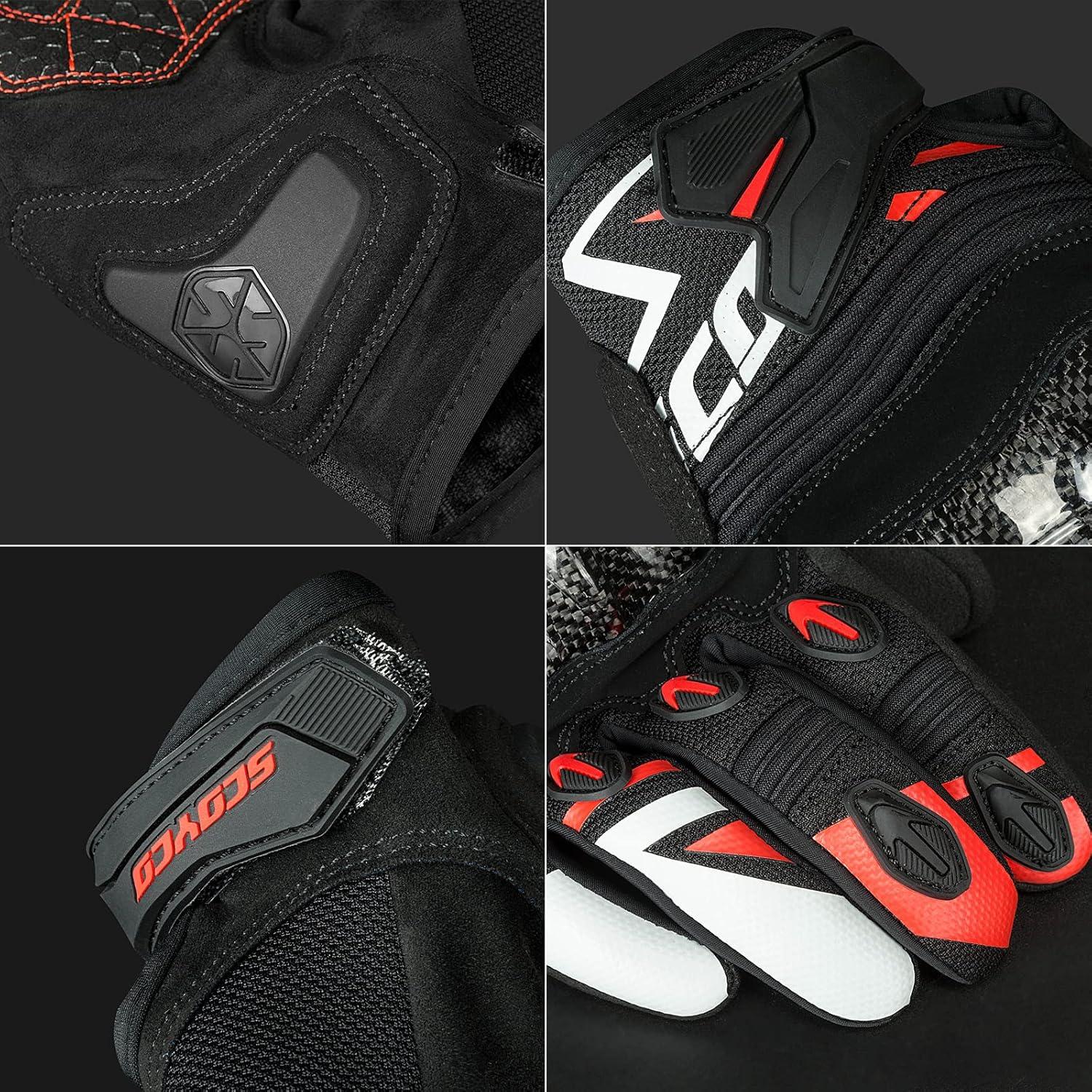 Guantes de Motocicleta Scoyco MC137 con Pantalla Táctil