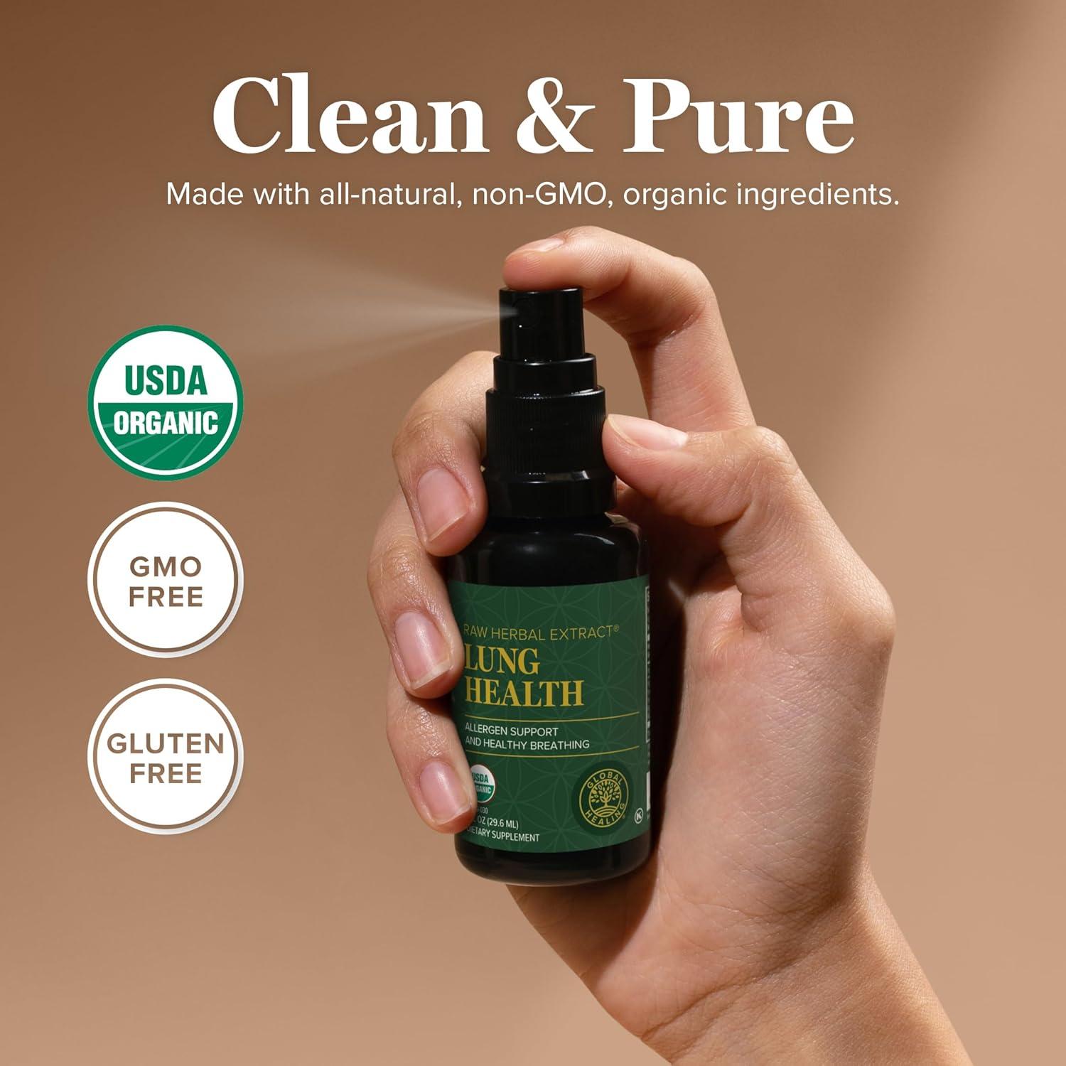 Suplemento Orgánico Global Healing - Spray Nasal 29.57 ml