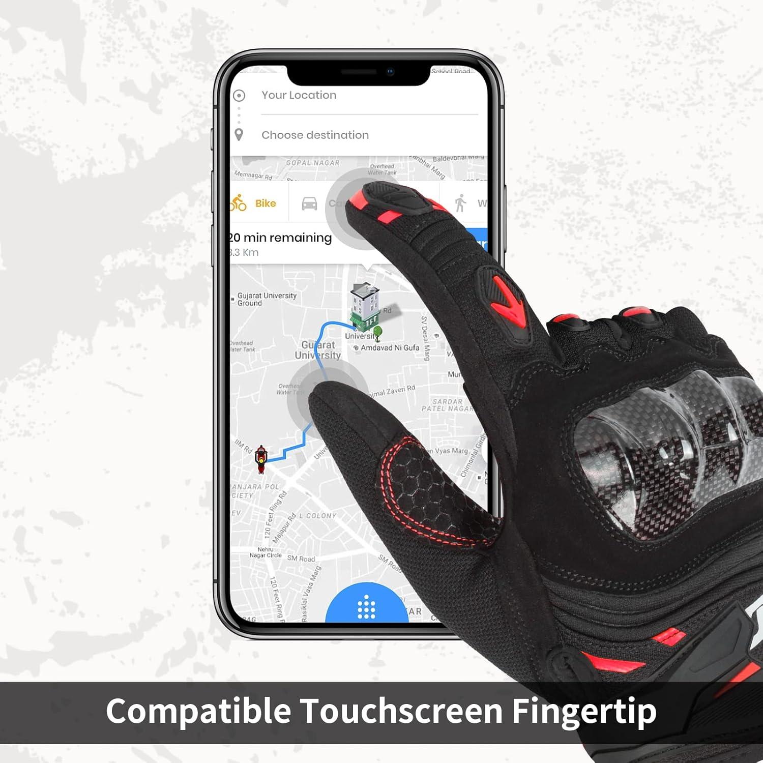 Guantes de Motocicleta Scoyco MC137 Táctiles y Antideslizantes