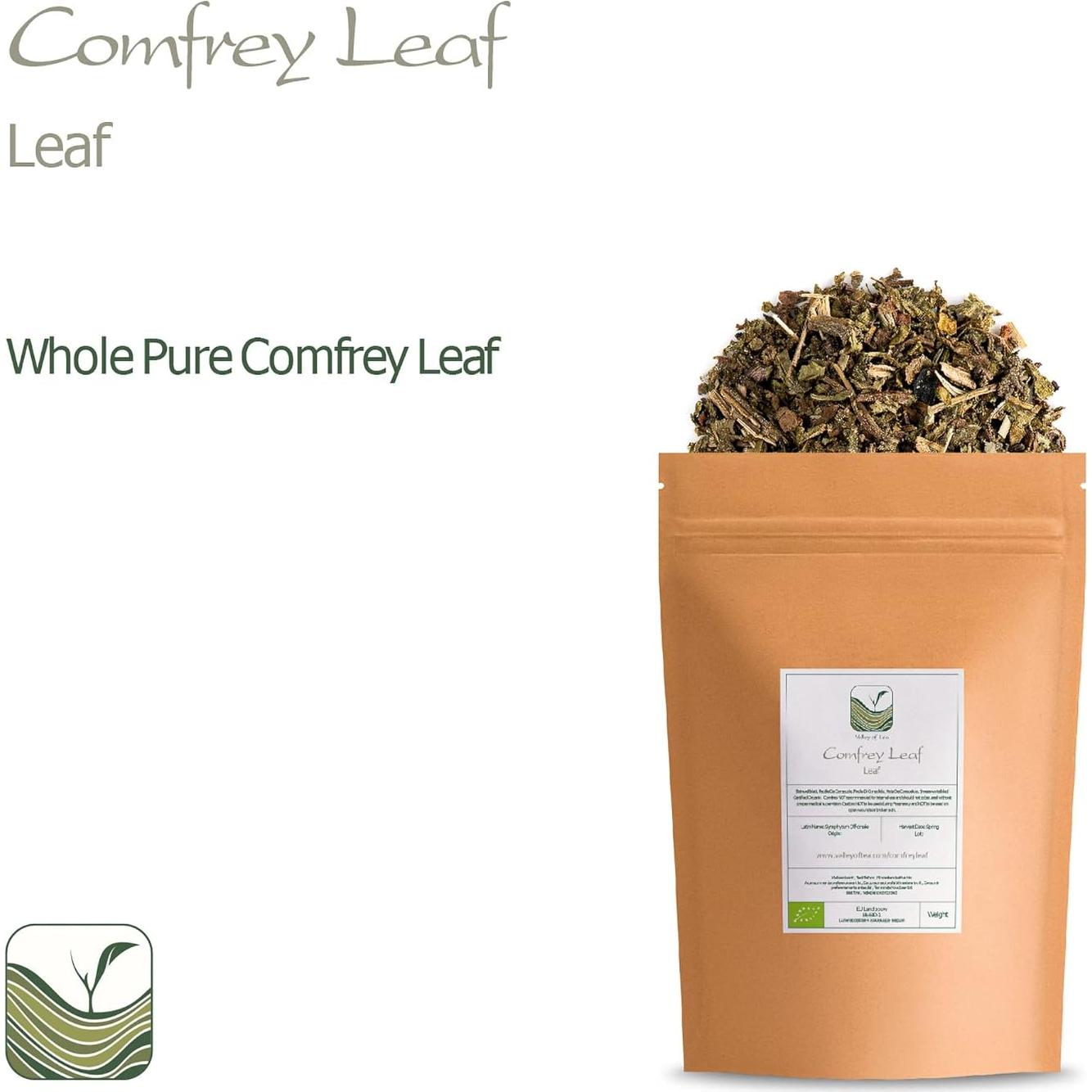 Hoja de Consuelda Secada Valle del Té 100g - Hierbas Naturales