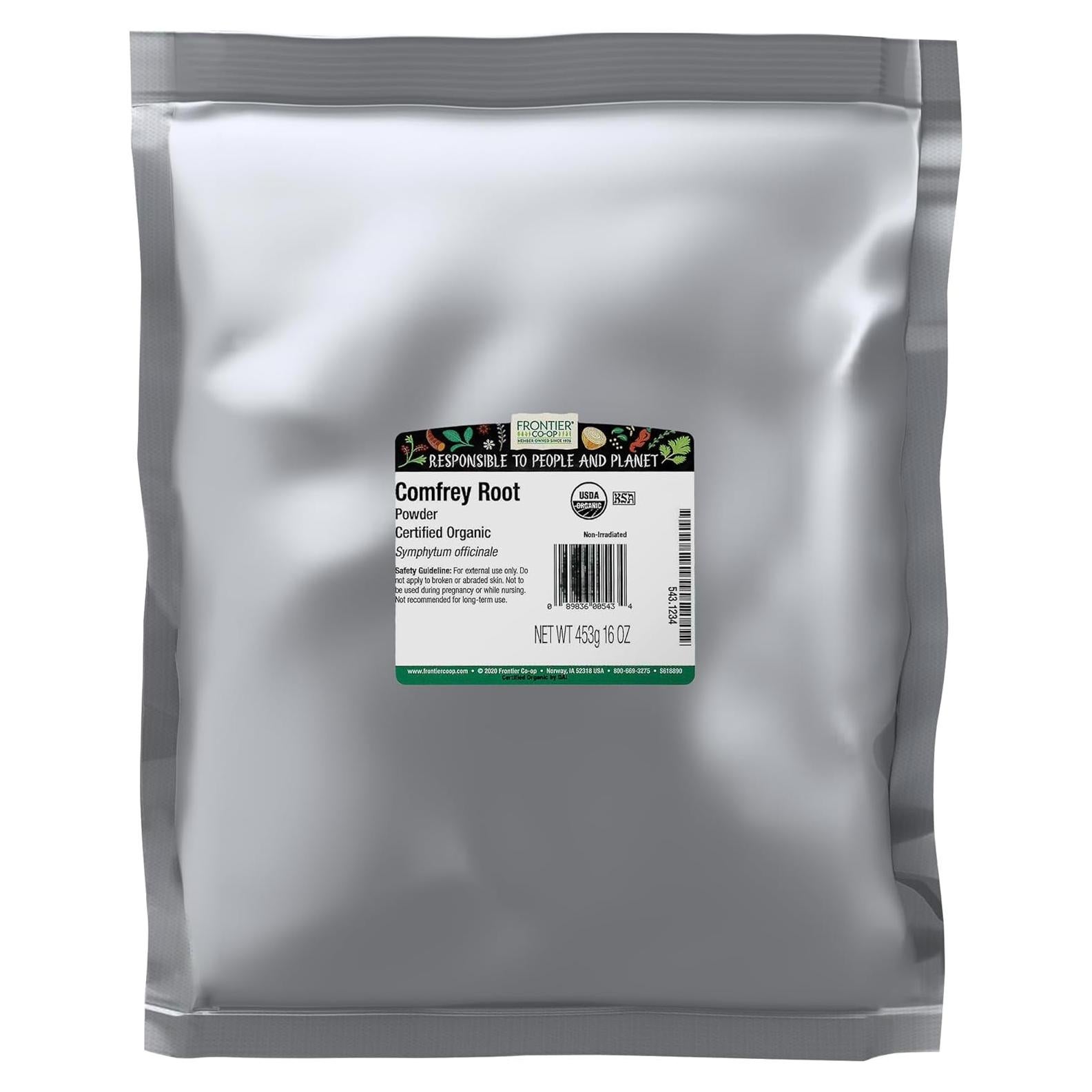 Polvo de Raíz de Consuelda Orgánica Frontier Co-op 453g