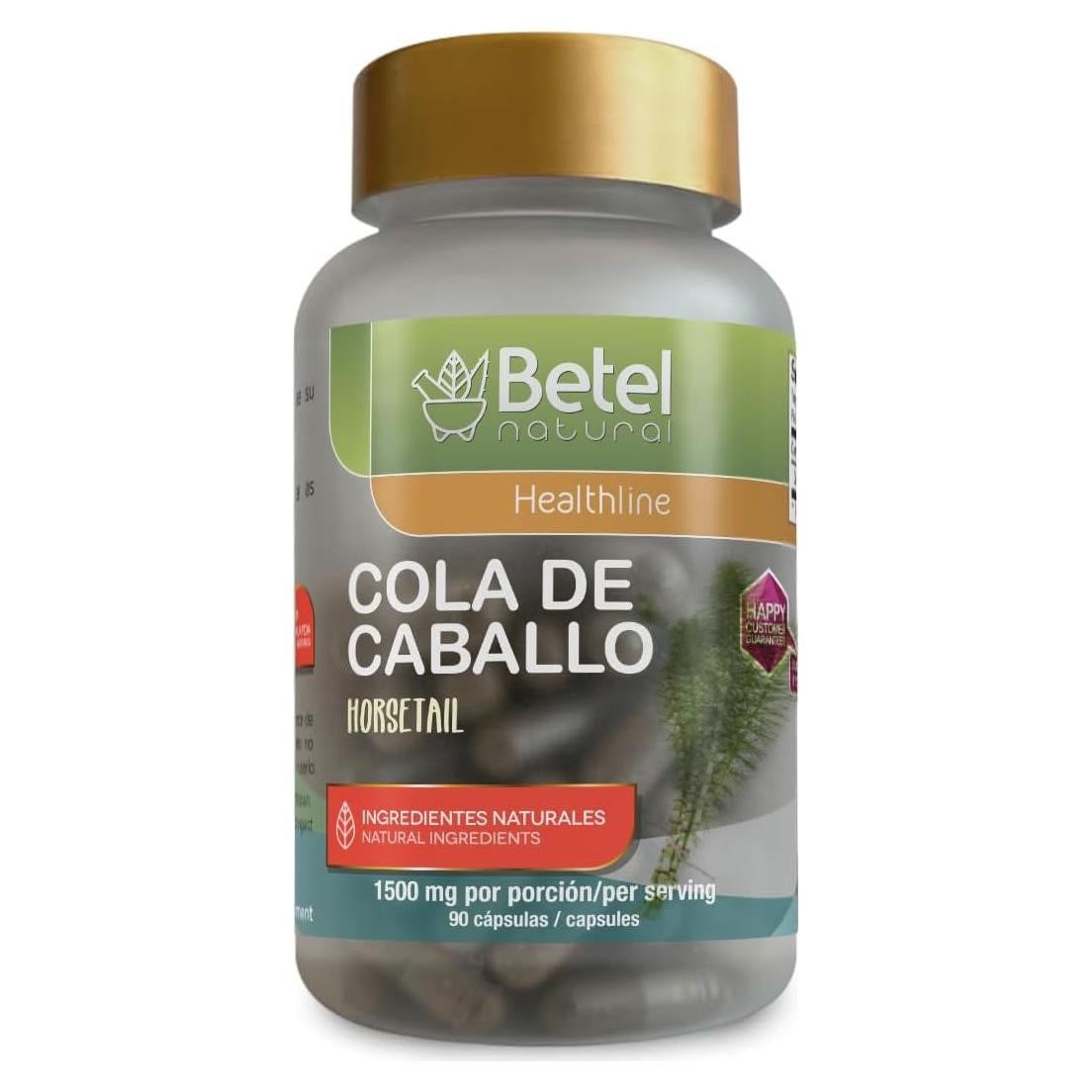 Cola de Caballo Herbal Betel Natural 1500 mg - Uñas, Piel y Cabello