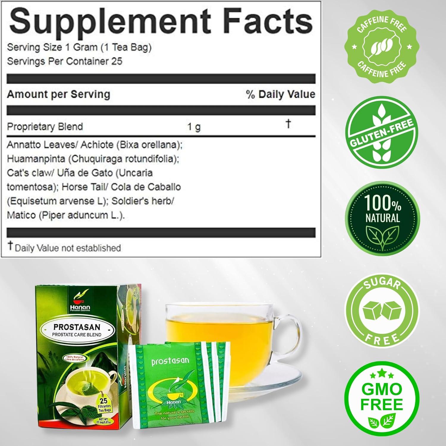 Té Herbal Prostasan FitoPeru - 25 Bolsitas para Próstata
