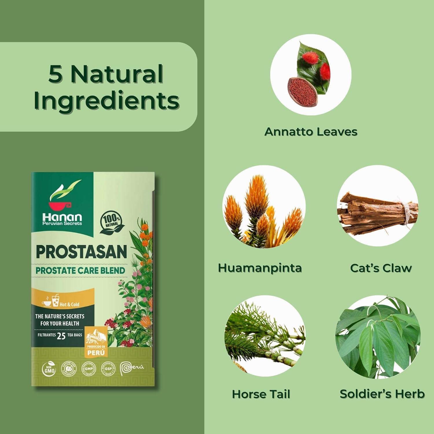 Té Herbal Prostasan FitoPeru - 25 Bolsitas para Próstata