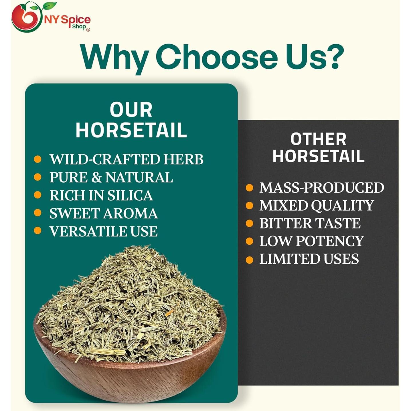 Té de Cola de Caballo Hoja Suelta 227g Tienda de Especias NY