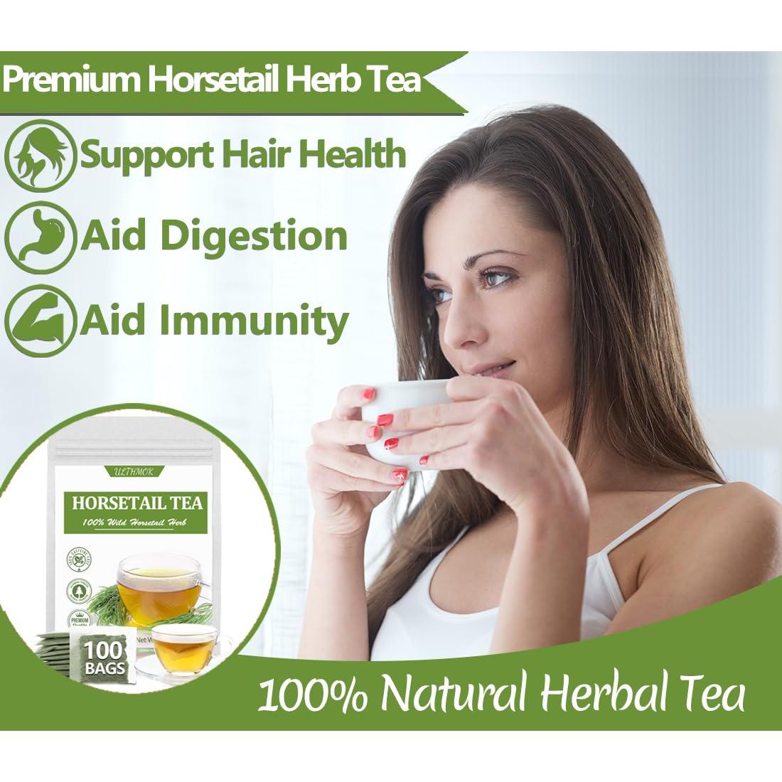 Té de Cola de Caballo YILINSHA 100 Bolsitas 100% Natural