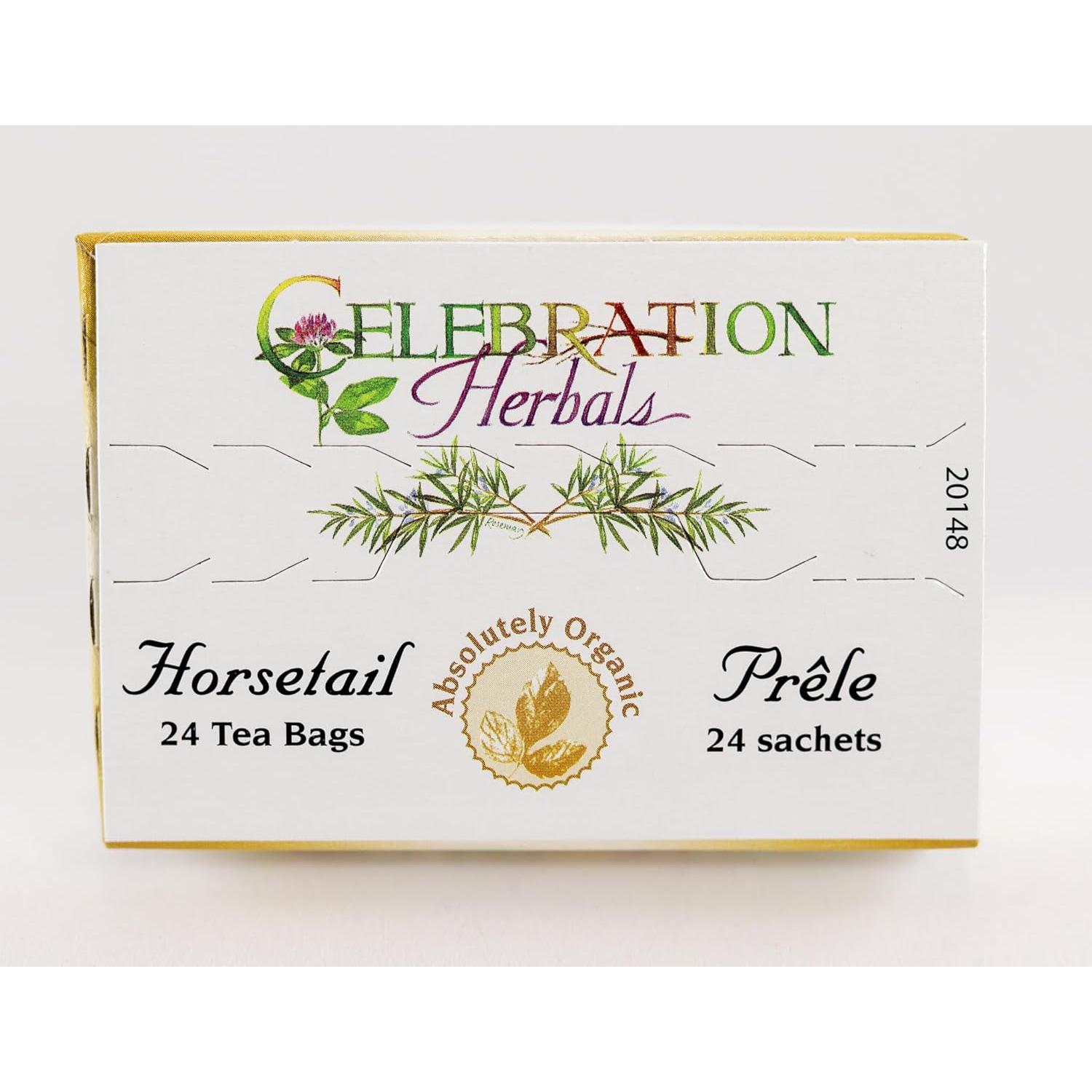 Té Orgánico Cola de Caballo Celebration Herbals 24 Bolsitas