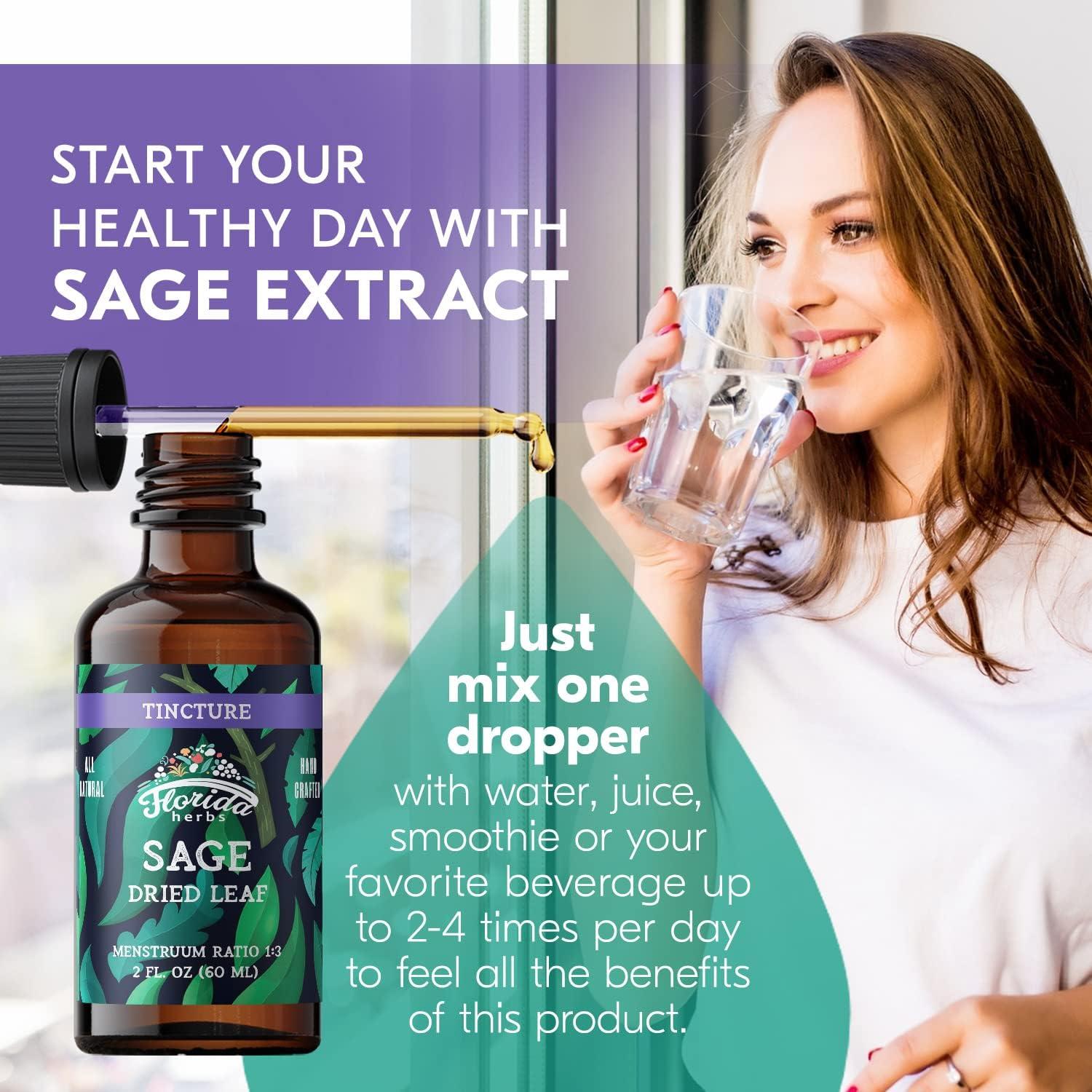 Extracto de Salvia Florida Herbs 59 ml - Suplemento Orgánico