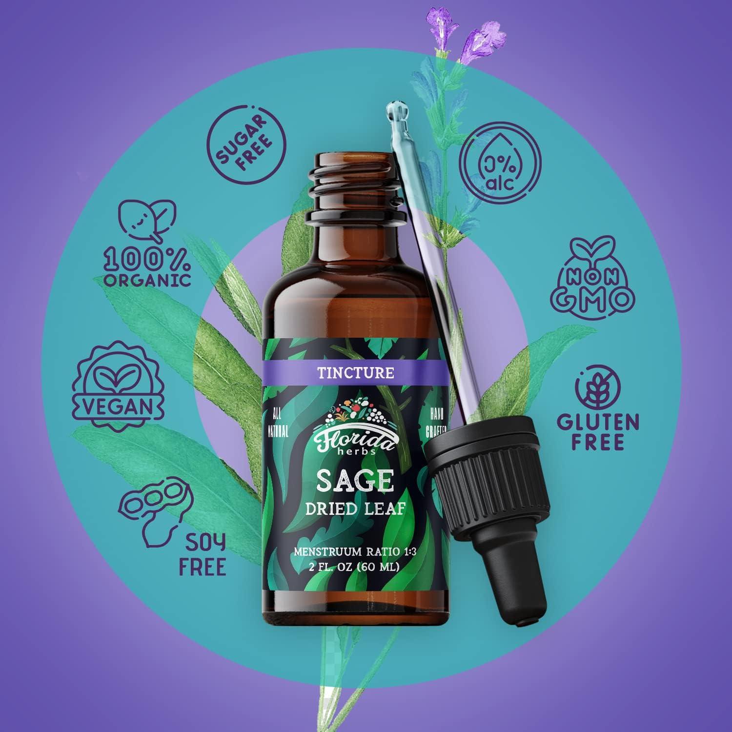 Extracto de Salvia Florida Herbs 59 ml - Suplemento Orgánico