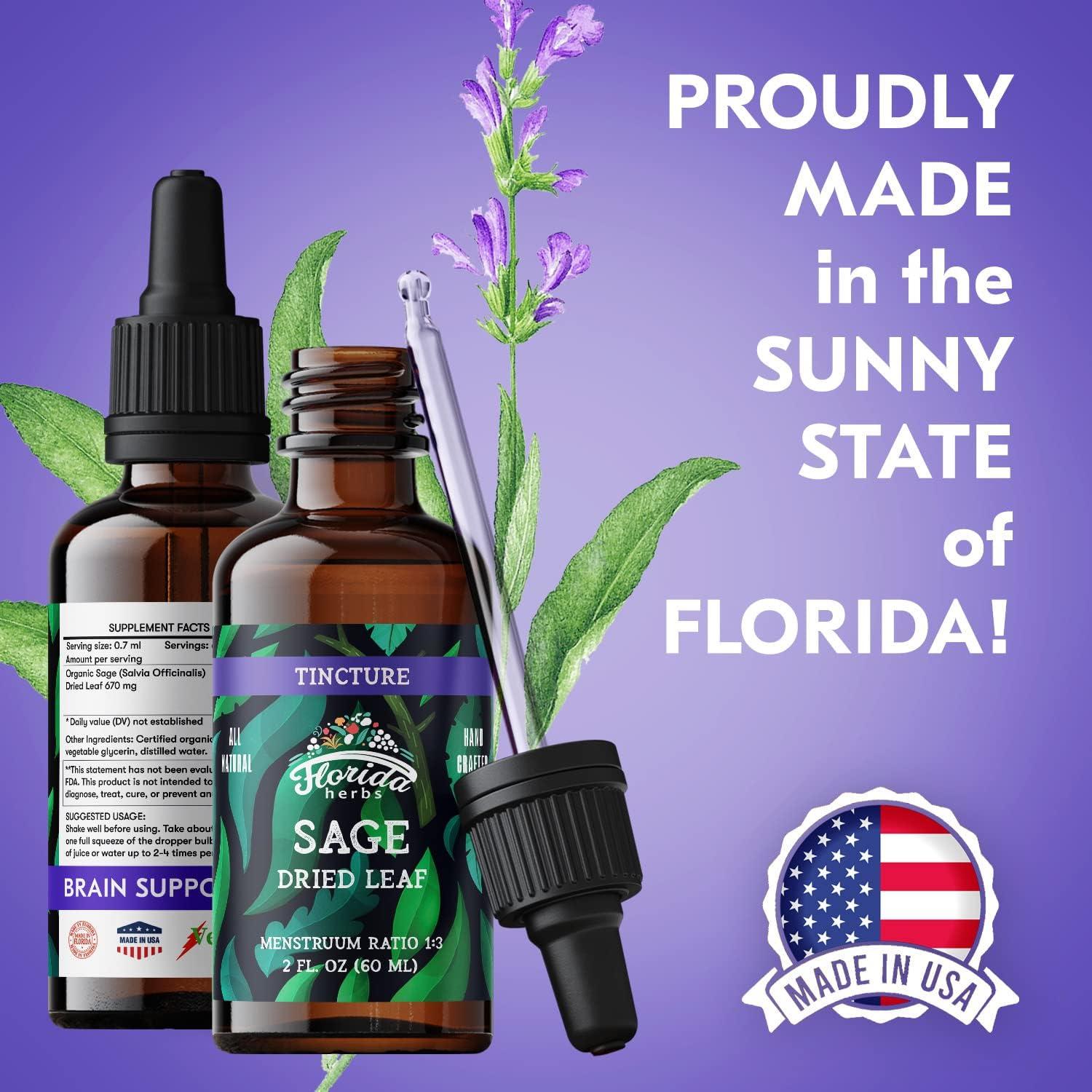Extracto de Salvia Florida Herbs 59 ml - Suplemento Orgánico