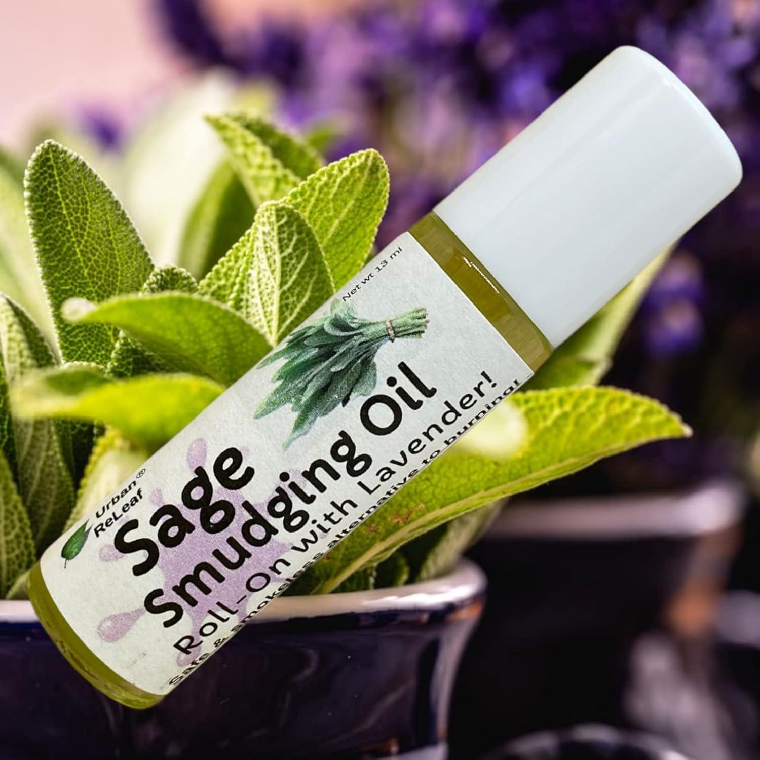 Aceite de Salvia Roll-On Urban ReLeaf con Lavanda 12.74 ml