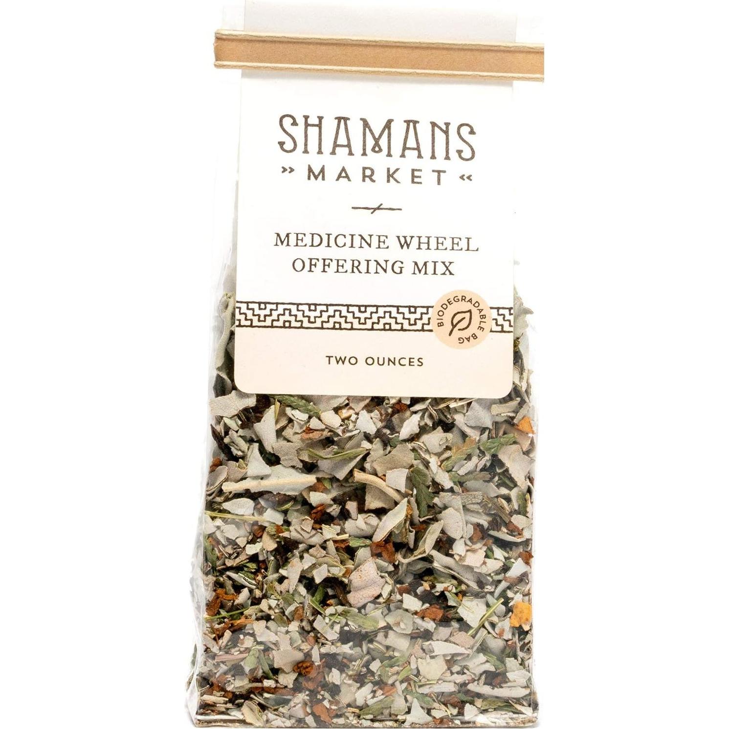 Mezcla Sagrada de Rueda de Medicina 56.7g - Salvia, Cedro, Tabaco