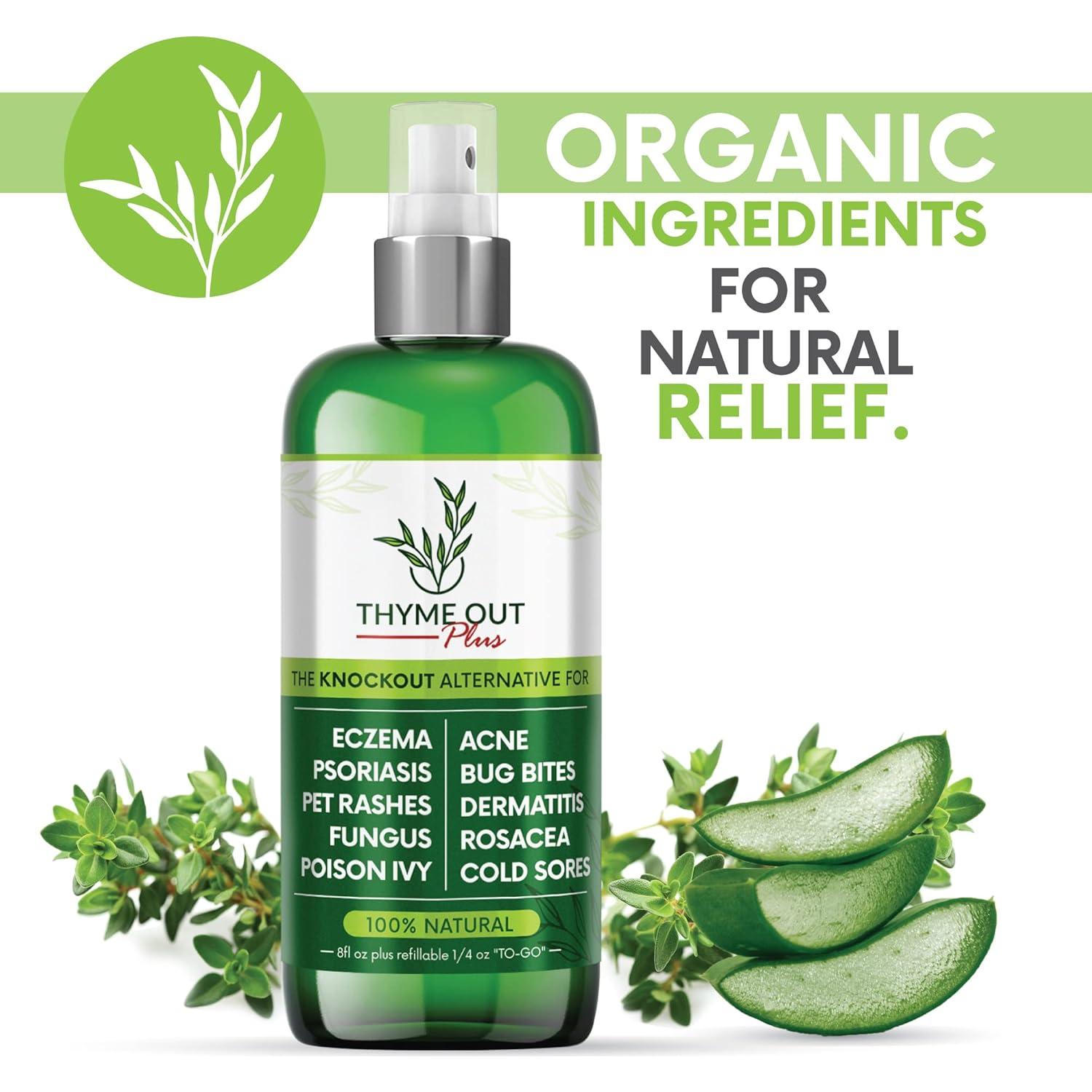 Spray Antipicazón Thyme Out Plus 237ml - Alivio Eczema, Psoriasis