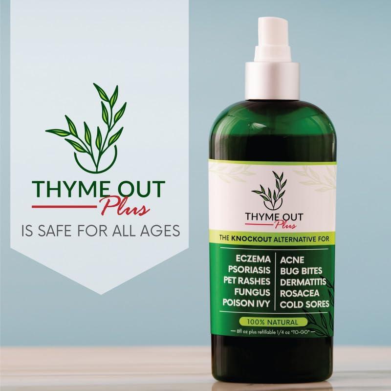 Spray Antipicazón Thyme Out Plus 237ml - Alivio Eczema, Psoriasis