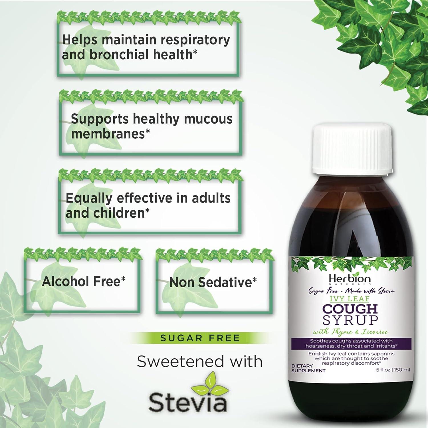 Jarabe para la tos Herbion Naturals 148 ml - Hiedra y Tomillo