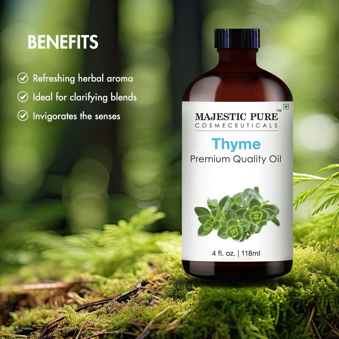 Aceite Esencial de Tomillo Majestic Pure 118.29 ML Puro Natural
