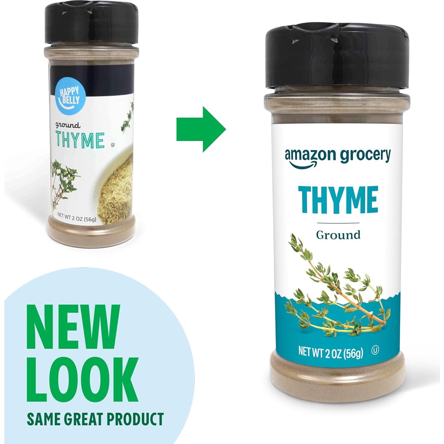 Tomillo Molido Amazon Grocery 56.7 g - Sabor Ligero