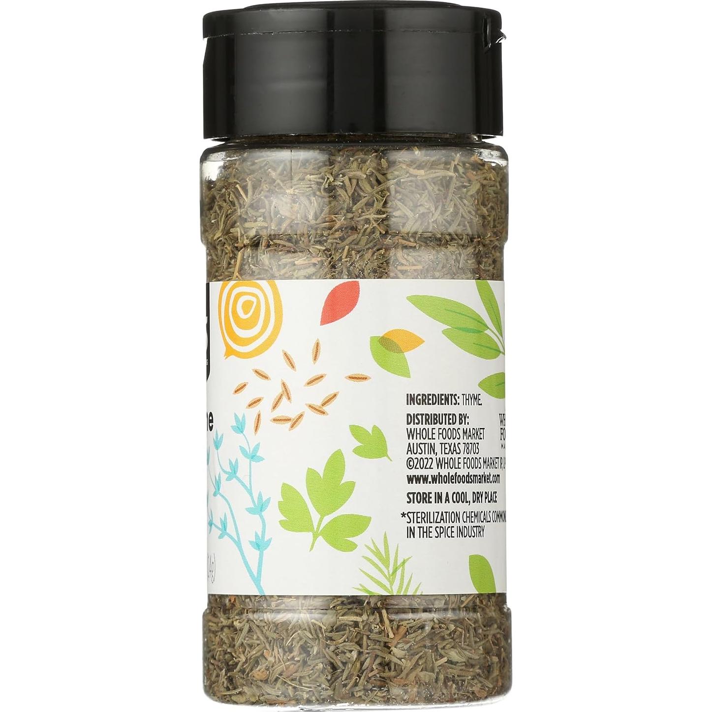Tomillo seco 365 Whole Foods Market 13.61 g - Hierbas premium
