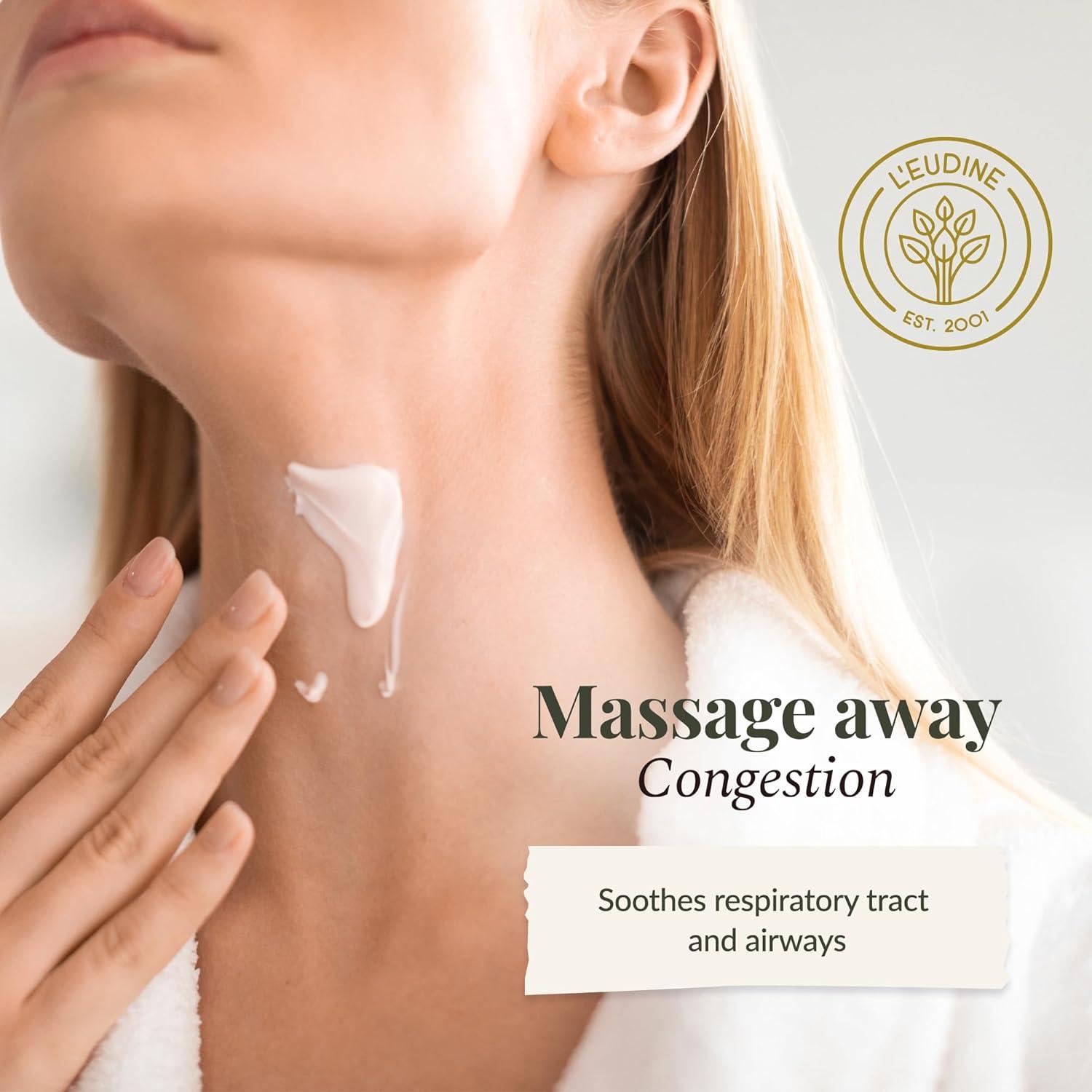 Crema Corporal de Tomillo L'EUDINE 118 ml - Alivio Respiratorio