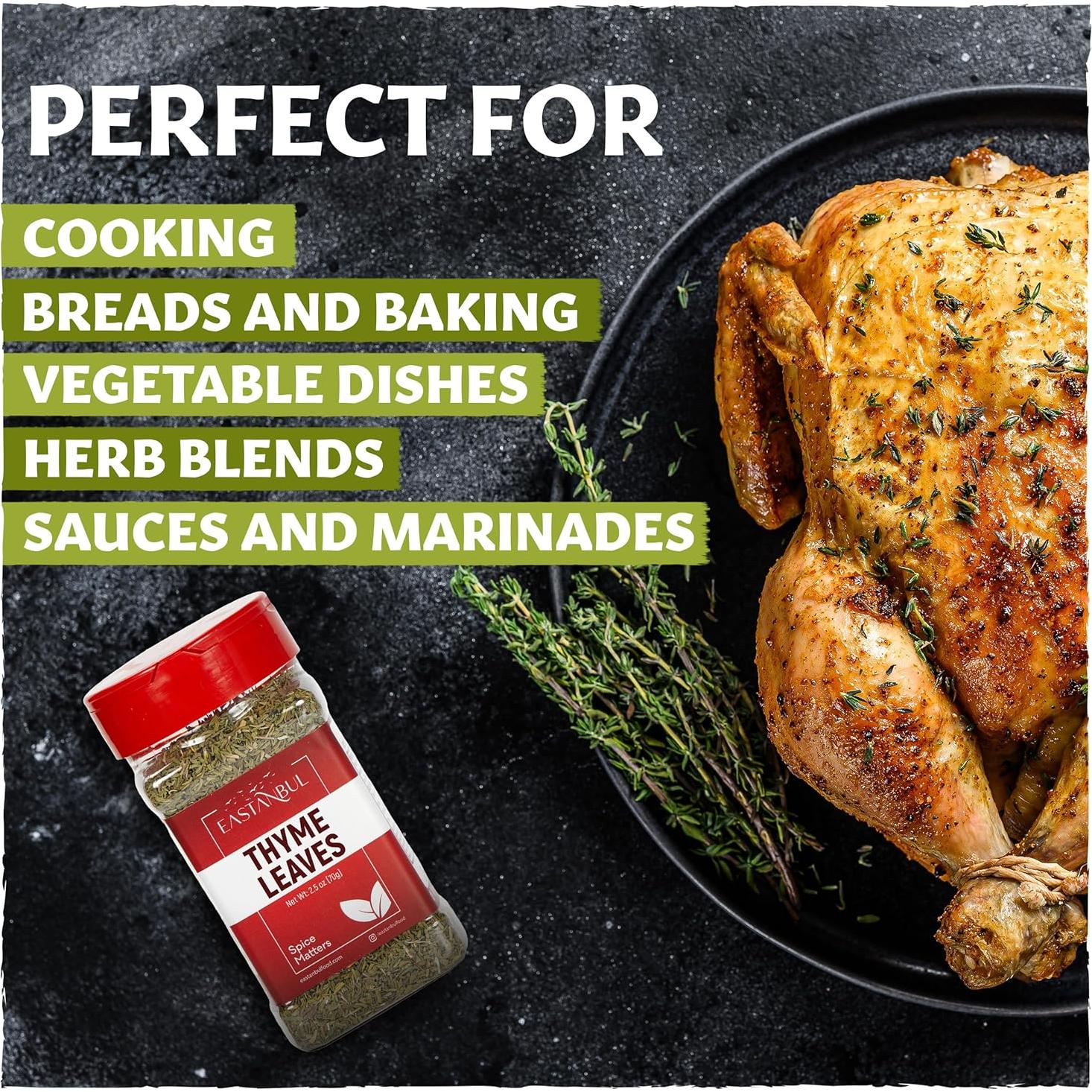 Hojas de Tomillo Seco Eastanbul 70.87g - Sazonador Aromático