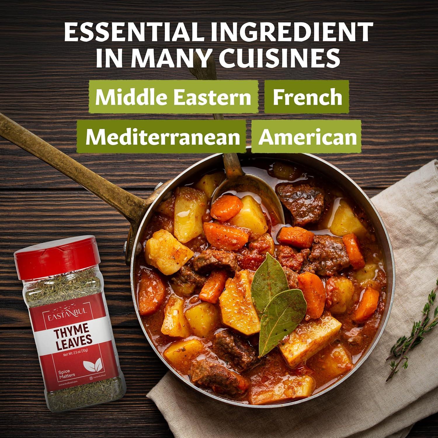 Hojas de Tomillo Seco Eastanbul 70.87g - Sazonador Aromático